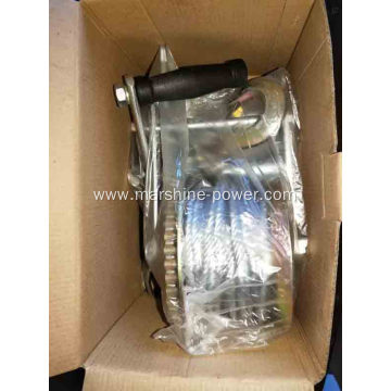 Wire Rope Manual Winch Small Boat Trailer